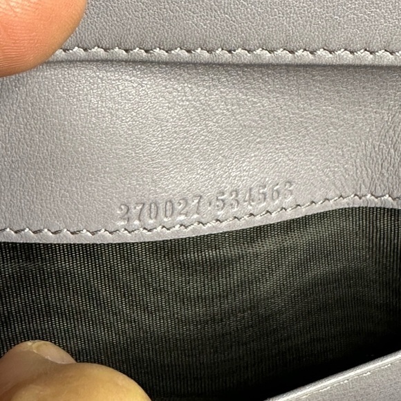 GUCCI gg horsebit canvass long wallet in lavender - Picture 13 of 15